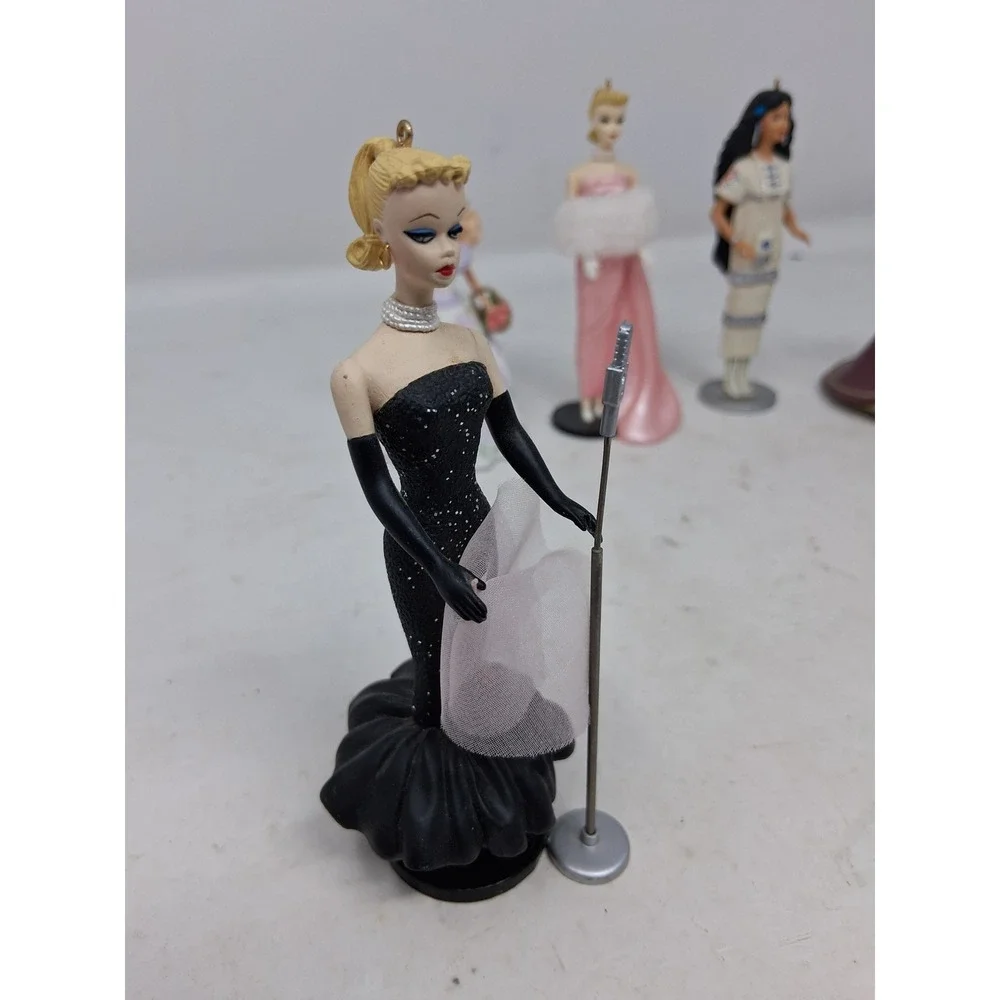 Hallmark Keepsake Barbie Ornament Lot 1996 Holiday Solo Spotlight Navajo 6pc. O